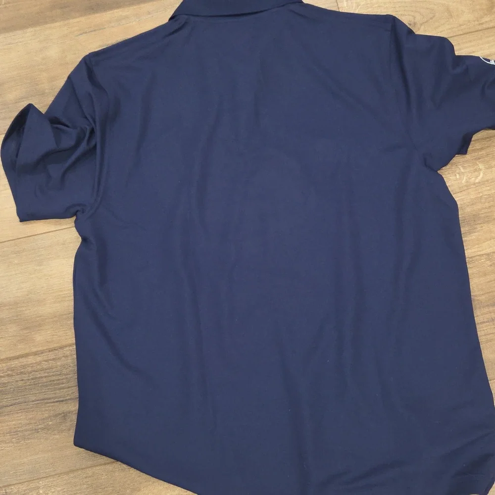 Under Armour Men's Deep Blue Polo Shirt - Picture 8 of 8